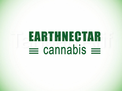 Cannabis Company Logo Design EarthNectar animation app branding cannabis cannabis design cannabis logo cannabis packaging creative logo creative logo design e commerce flat icon logo logo design logotype minimal ui ux web website