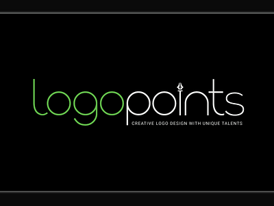 LogoPoints Logo Design For Website. animation app branding creative logo creative logo design design e commerce flat icon illustration logo logo design logopoints logotype minimal typography ui ux vector website