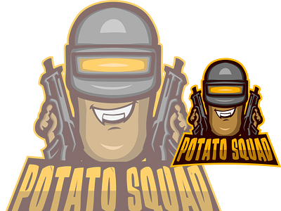 Potato animation cartoon design gaming illustration logo logocartoon logodesign logoesport logoillustration mascotlogo potatologo team twitch vector