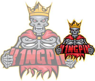 Skeleton king animation branding cartoon design gaming illustration king king logo kingmascot logo logocartoon logodesign logoeport logoesport logoillustration mascotlogo team twitch typography vector