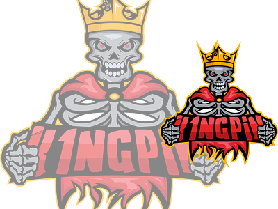 Skeleton king animation branding cartoon design gaming illustration king king logo kingmascot logo logocartoon logodesign logoeport logoesport logoillustration mascotlogo team twitch typography vector