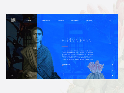 Museo Frida Kahlo art dance design frida kahlo museum of art ui ux web webdesign webdesigner website