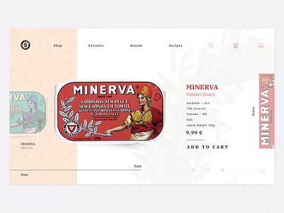 Sardines Minerva branding design illustration ui ux web webdesign website