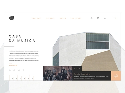 The Porto House of Music design music ui ux web webdesign webdesigner website