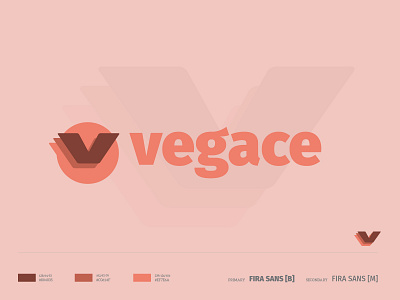 Vegace branding design logo logotype typography vector