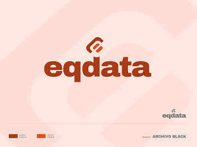 [branding] Eqdata branding design logo logotype typography vector