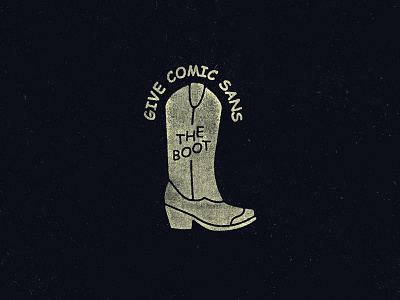 Das Boot april fools boot comic sans lock up vintage western