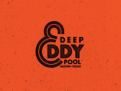 Deep Eddy lock up texas type typography vintage