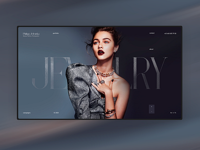 Редизайн сайта портфолио Philipp Jelenska design interface design landing page ui ui ux ui elements uidesign web web design webdesign