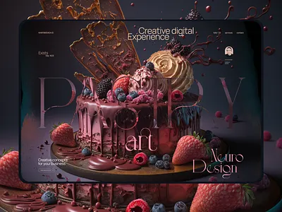 Pastry art / caйты на tilda cake design design e com figma graphic design illustration landing page tilda ui ui ux ui elements web design webdesign