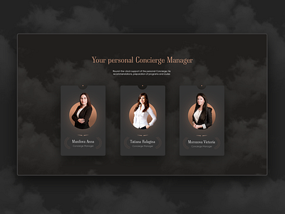 Personal cards Concierge service Business Aviation Club business aviation club design interaction design interface design landing page ui ui ux ui elements uidesign web web design webdesign