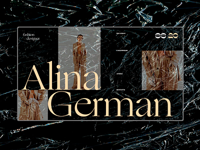 Alina German SS 20 / home page alina german design fashion fashion brand fashion design landing page ui ui ux ui elements web web design webdesign