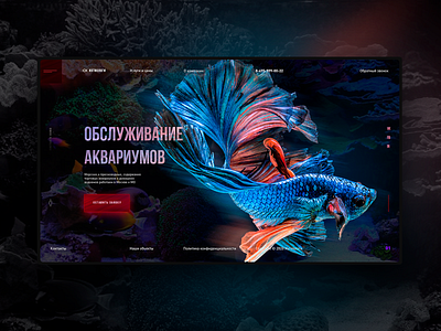 ichthyologists design concept ver. 2 design interface design landing page ui ui ux ui elements uidesign web web design webdesign