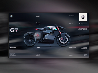 bmw g7 home page concept ver. 2.0 design interface design landing page ui ui ux ui elements uidesign web web design webdesign