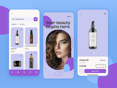 Cosmetics mobile app