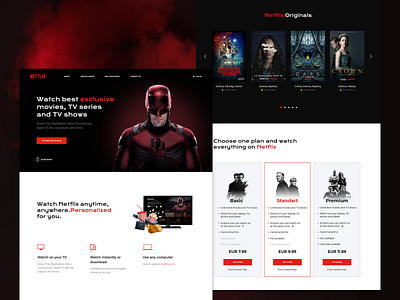 Netflix Landing Page