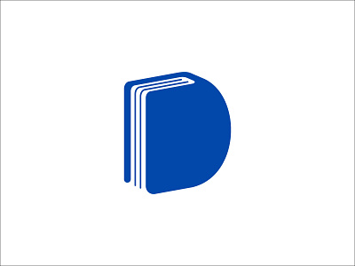 Letter D And Book Logo Design