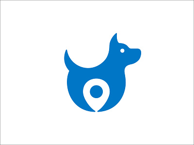 Dog Location Logo Design