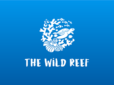 The Wild Reef My Old Project branding coral coral logo design fish logo fishing illustration logo logo design logodesign logos ocean ocean logo reef reef logo turtle turtle logo