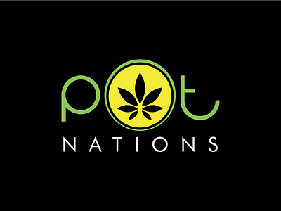 Pot Nations Marijuana Logo Design My Old Project cannabis cannabis logo cbd cbd logo hemp letter logo logo design logodesign logotype marijuana marijuana logo minimal orange orange fruit unique unique design unique logo wordmark wordmark logo