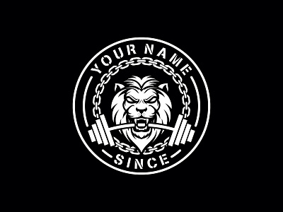 Lion Head Fitness Logo