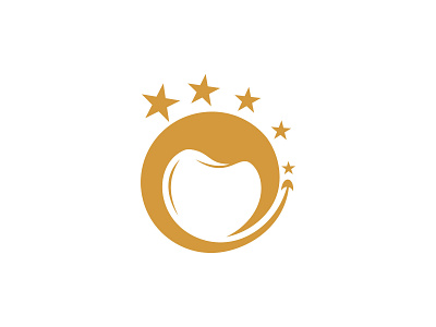 5 Star Smile Dental Logo Design 5 star branding dental dental care dental clinic dental logo dentistry logo logo design minimalist minimalist logo design minimalistic pictorial pictorialmark simple smile sophisticated logo teeth unique design