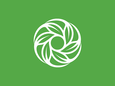 Circle Leaf Logo Design