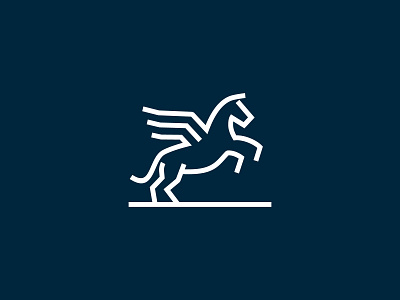 Pegasus Horse Logo Design