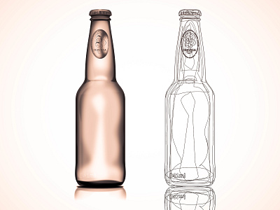 Bottle bottle design illustration vector