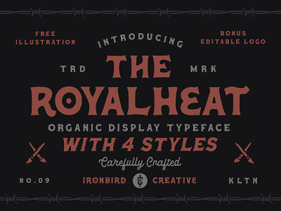 The Royalheat + Extras adventure design illustration lettering logo outdoor skull type typography vector