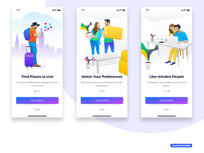 Travel Concept | Figma animation app brand branding design icon illustration ios lettering minimal type typography ui ux vector