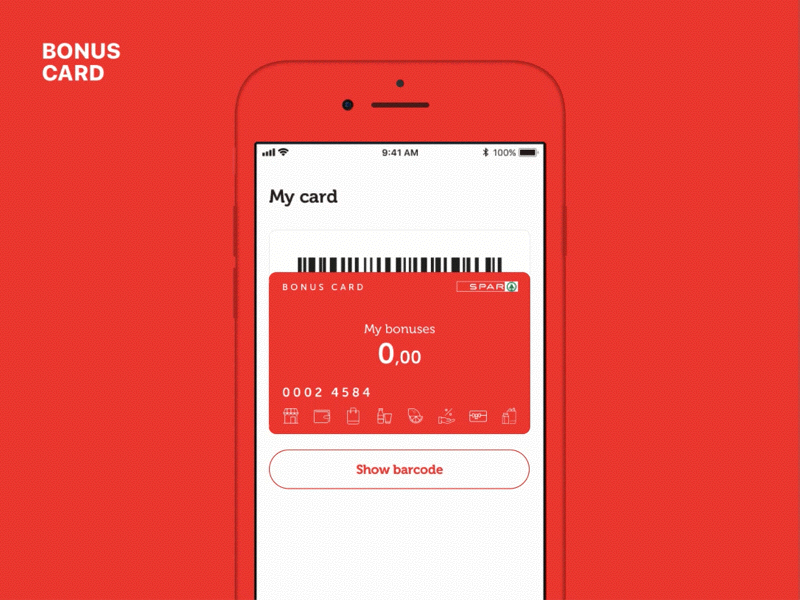 Bonus card app