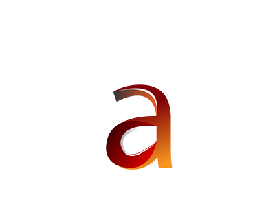 Letter A branding design design graphic flat lettering logo vector