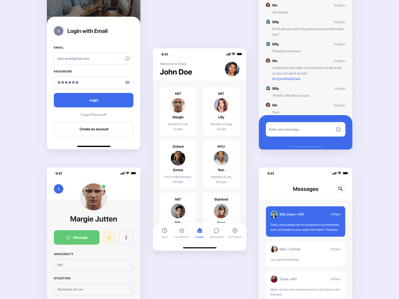 Social Media App for Students by Muhammad Idrees on Dribbble