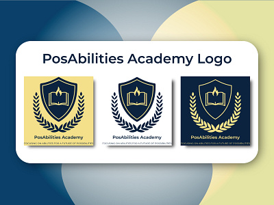 PosAbilities Academy Logo - Revamped! branding design flat gradient icon illustration logo minimal vector web