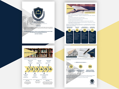 PosAbilities Academy Prospectus academy catalog design flat flyer illustration minimal print prospectus study vector word