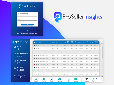 ProSellerInsights Chrome Extension amazon amazon fba seller app branding chrome extension color design flat gradient icon illustration minimal ui ux vector web website