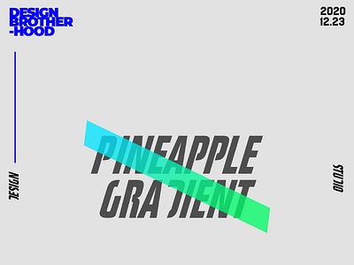 pineapple gradient logo design