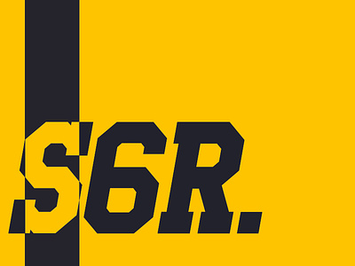 S6R. typography madness army bold font title typography yellow yellow and black