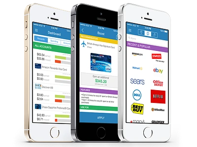 Wallaby Mobile App 3.0 app credit cards finance iphone ui ux