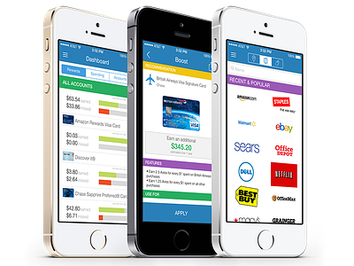 Wallaby Mobile App 3.0 app credit cards finance iphone ui ux
