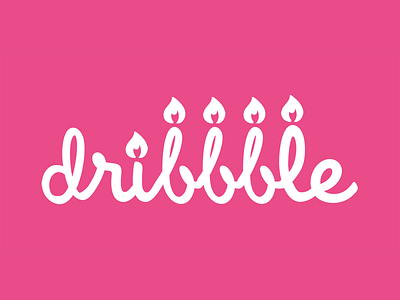 Happy Birthday Dribbble birthday dribbble five pink playoff rebound