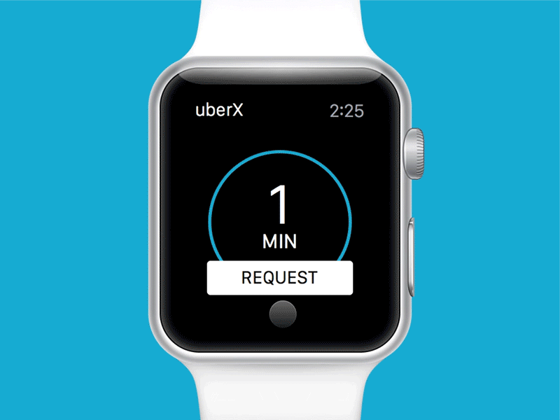 Uber  Apple Watch App with Framer