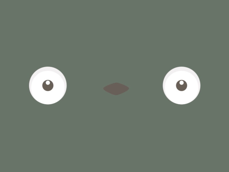 Totoro Eyes animation eyes framer framerjs gif sketch totoro