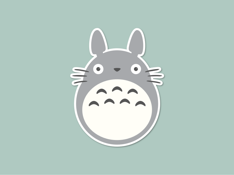 Totoro Sticker by Kenny Chen on Dribbble