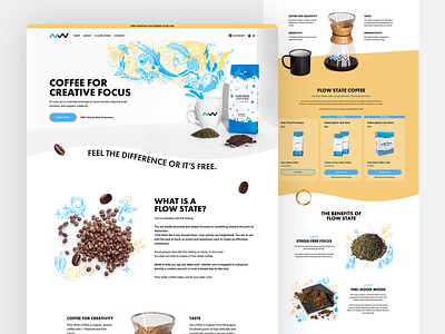 Coffee Landing Page for Creative