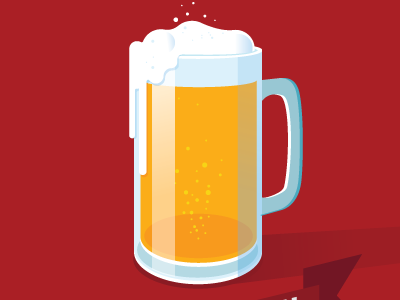 Steins More Beer Poster Small beer illustration steins vector