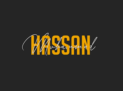 Muhammad Hassan branding design icon illustration illustrator lettering logo design concept minimal typogaphy typography vector