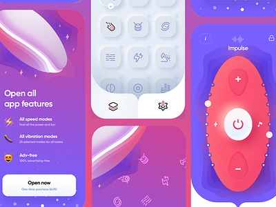 Vibro App design ui ux