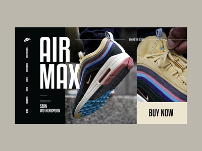 Air Max Webpage Concept